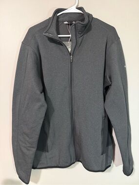 Eddie Bauer Dark Gray Full-Zip Performance Jacket Size Large NWT